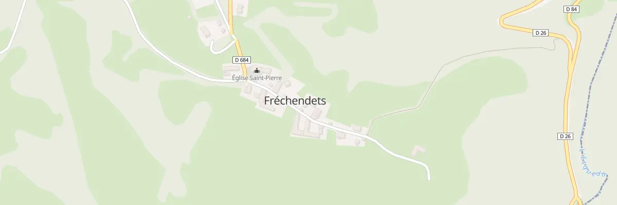 Plan du 5008 Tardos à Fréchendets