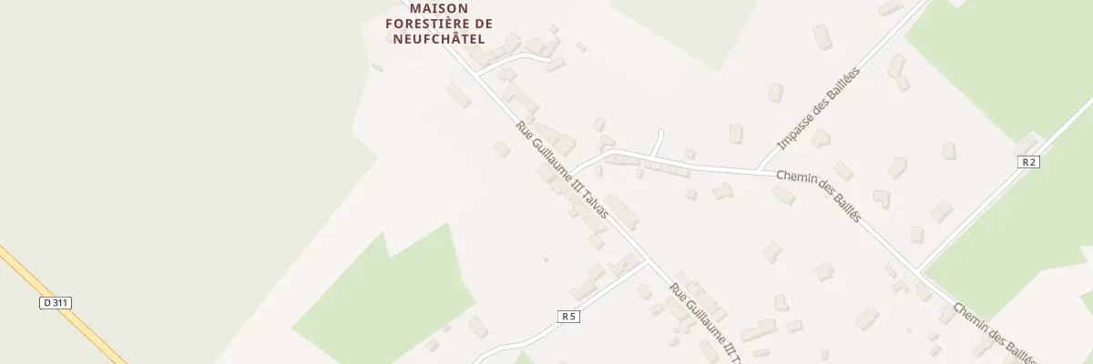Plan du 81 Rue Guillaume III Talvas à Neufchâtel-en-Saosnois