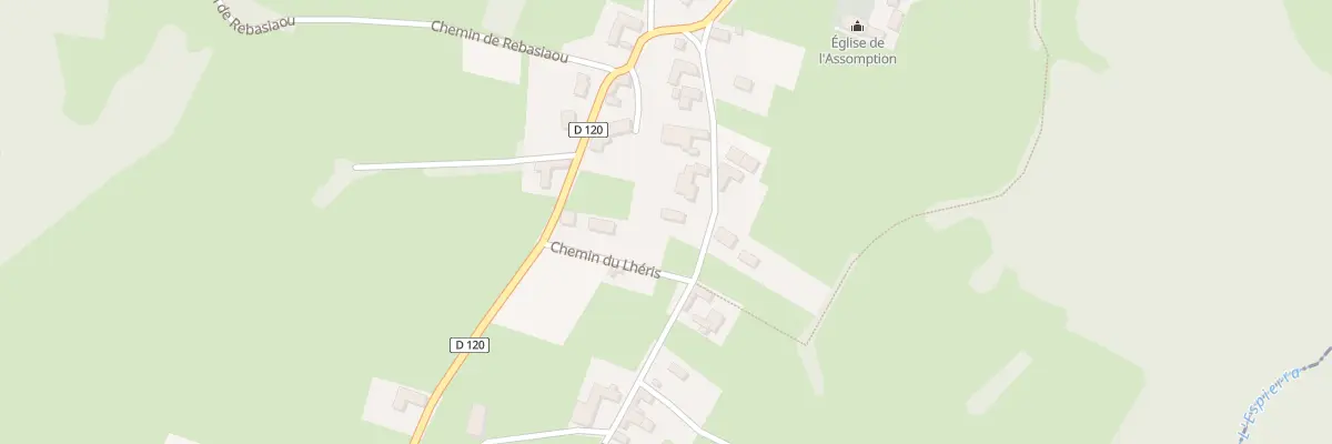 Plan du 16 Rte du Bassia à Chelle-Spou