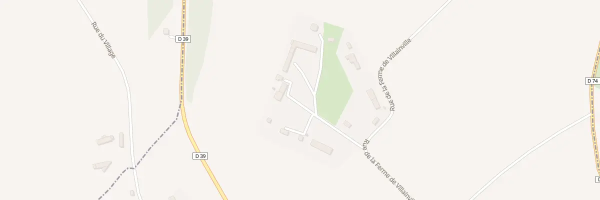 Plan du 527 Rue de la Ferme de Villainvill à Villainville