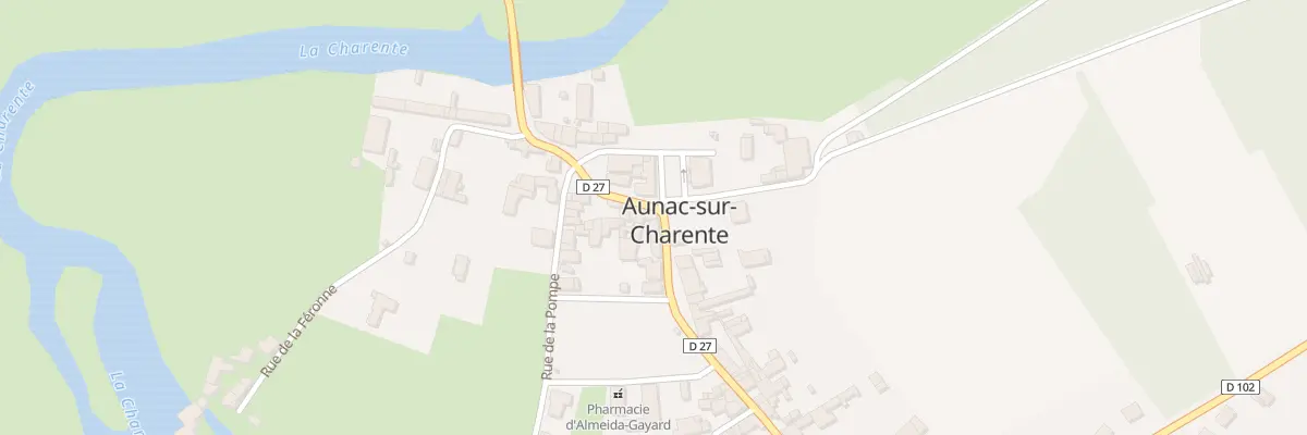 Plan du 22 Rue de la Charente à Aunac-sur-Charente