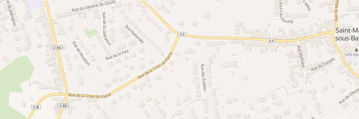 Plan du 20 Rue La Croix de Pierre St Mars à Ballon-Saint Mars