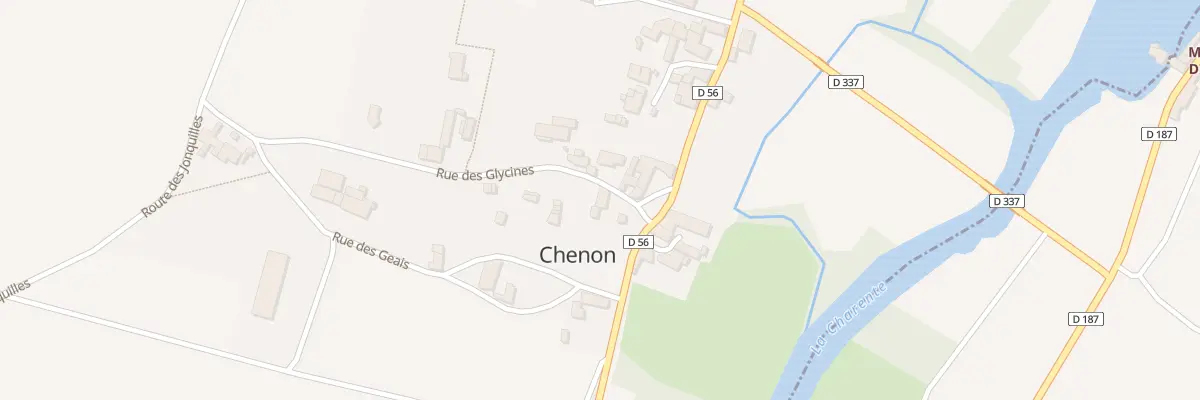 Plan du 1 Rue des Glycines à Chenon
