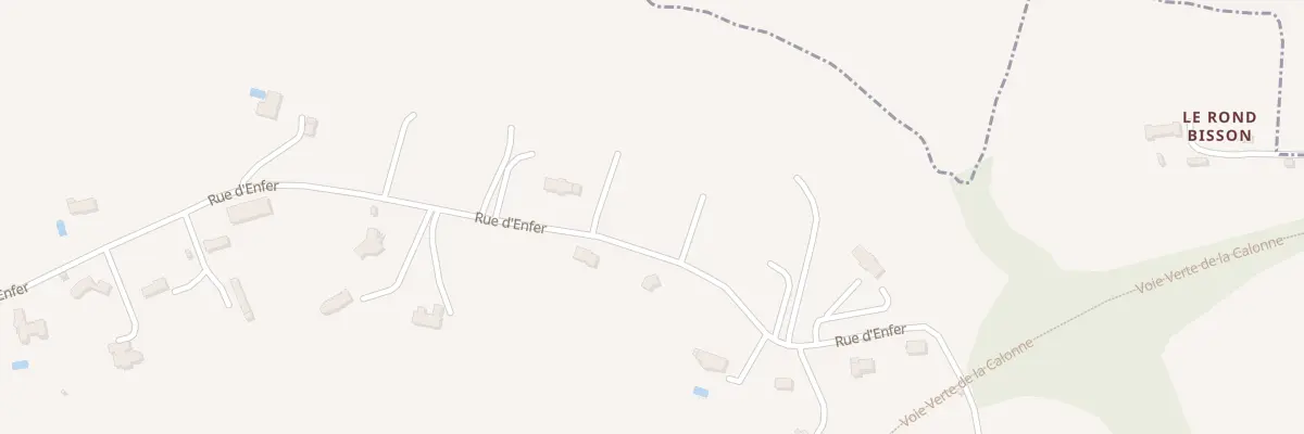 Plan du 1483 Rue d’Enfer à Surville