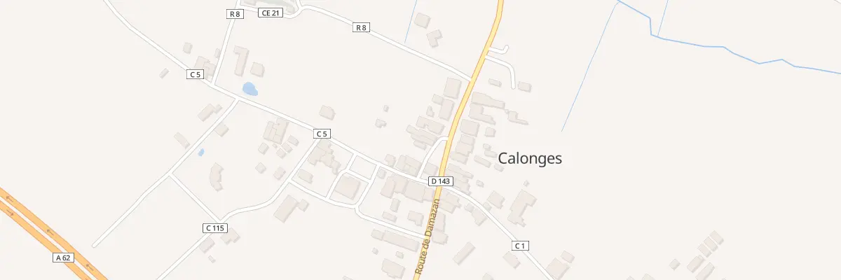 Plan du 39 Rue de la Halle à Calonges