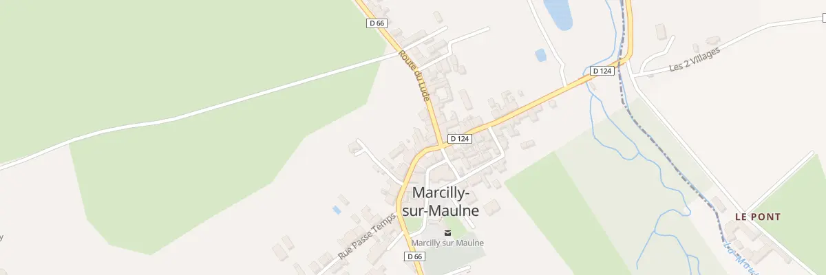 Plan du 5 Rue Principale à Marcilly-sur-Maulne