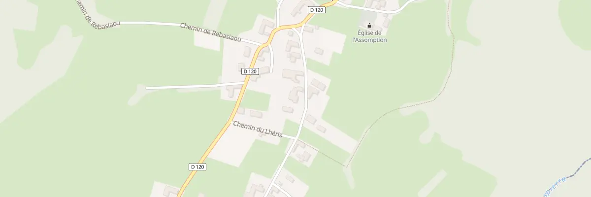 Plan du 10 Rte du Bassia à Chelle-Spou