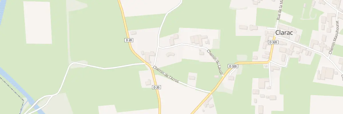 Plan du 7 Che du Lavoir à Clarac