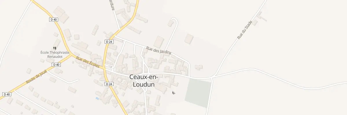 Plan du 3B Rue des Jardins à Ceaux-en-Loudun