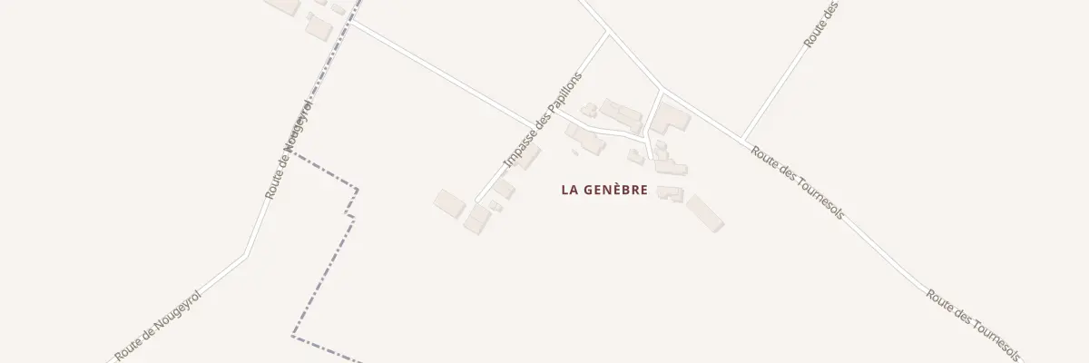 Plan du 52 La Genebre Nord à Mussidan