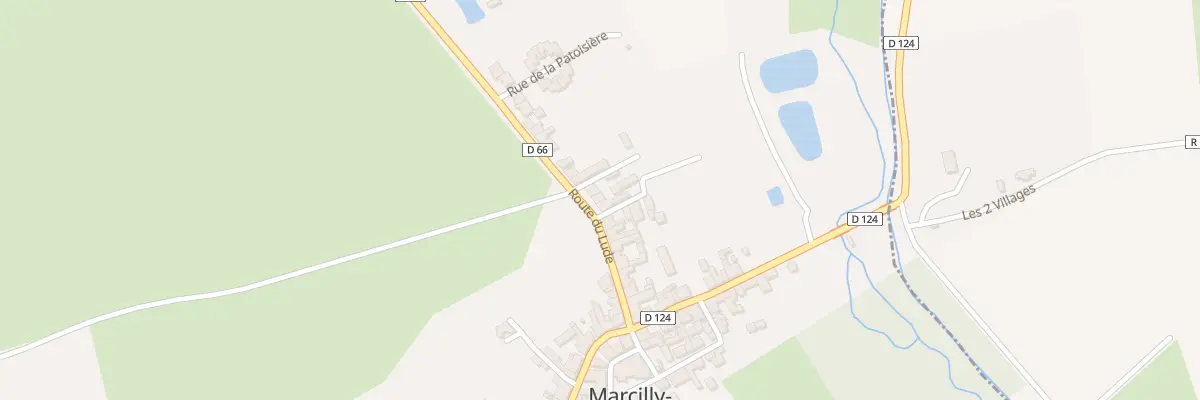 Plan du 17 Rte du Lude à Marcilly-sur-Maulne