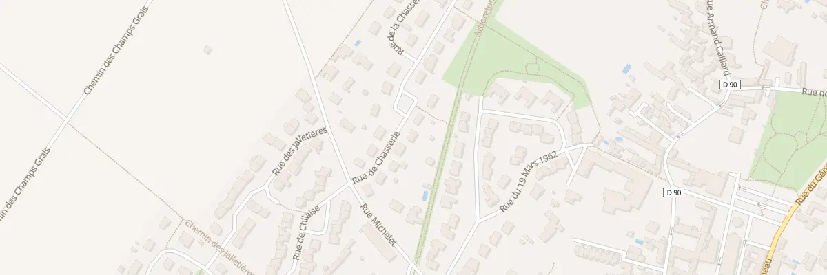 Plan du 7 Rue de la Chasserie à Neuville-de-Poitou