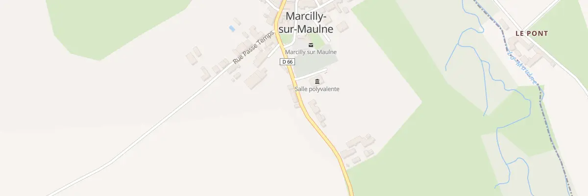 Plan du 162 La Croix Blanche à Marcilly-sur-Maulne