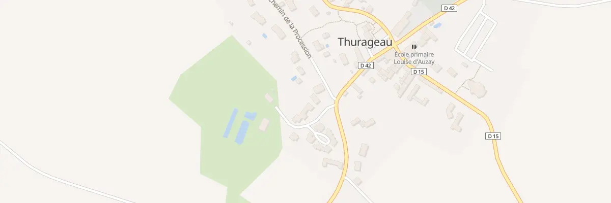 Plan du 5457F Pre Boileau à Thurageau