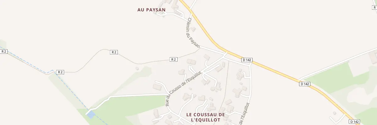 Plan du 555 Rue du Cousso de l’Esquillot à Lauraët