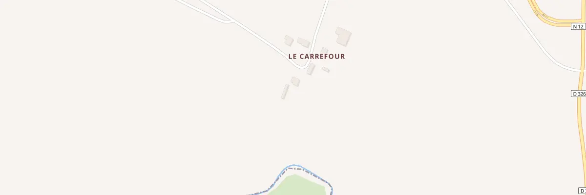 Plan du 73 Le Carrefour au Ménil-Broût
