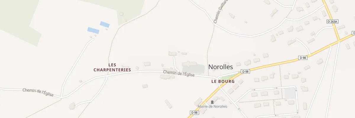 Plan du 5005 L’Eglise à Norolles