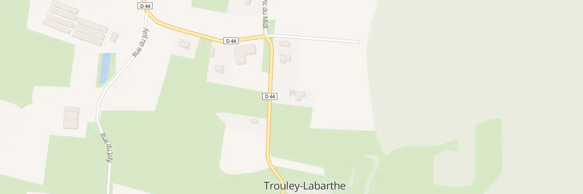 Plan du 2B Rue du Pic du Midi à Trouley-Labarthe