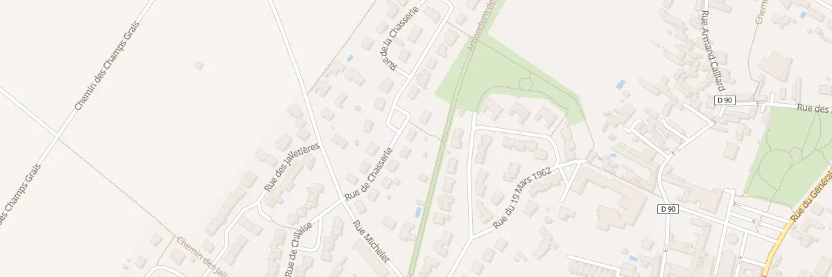 Plan du 9 Rue de la Chasserie à Neuville-de-Poitou