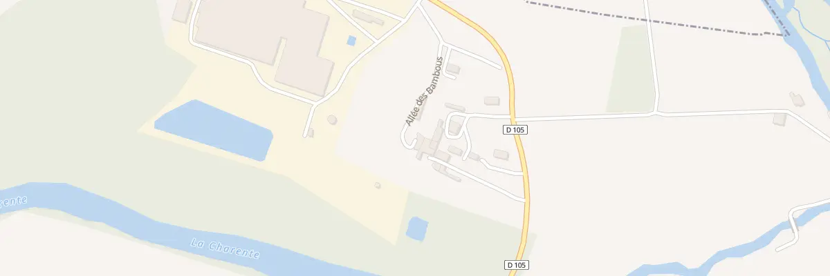 Plan du 3 All des Bambous à Val-de-Comporté