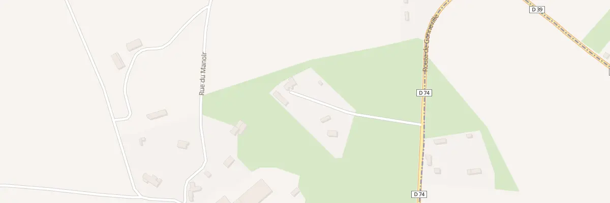 Plan du 270 Rte de Gonneville à Villainville