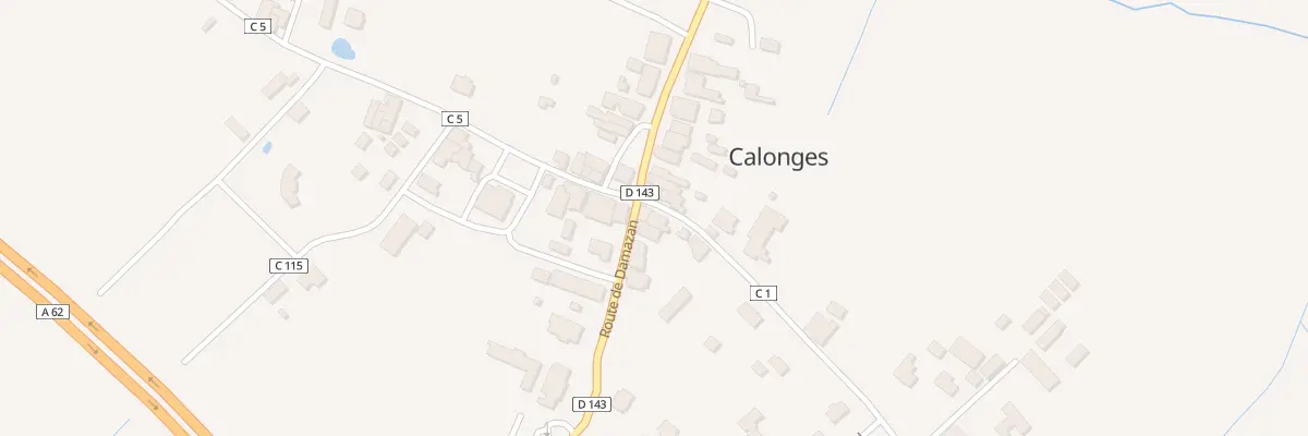 Plan du 24 Rte de Villeton à Calonges