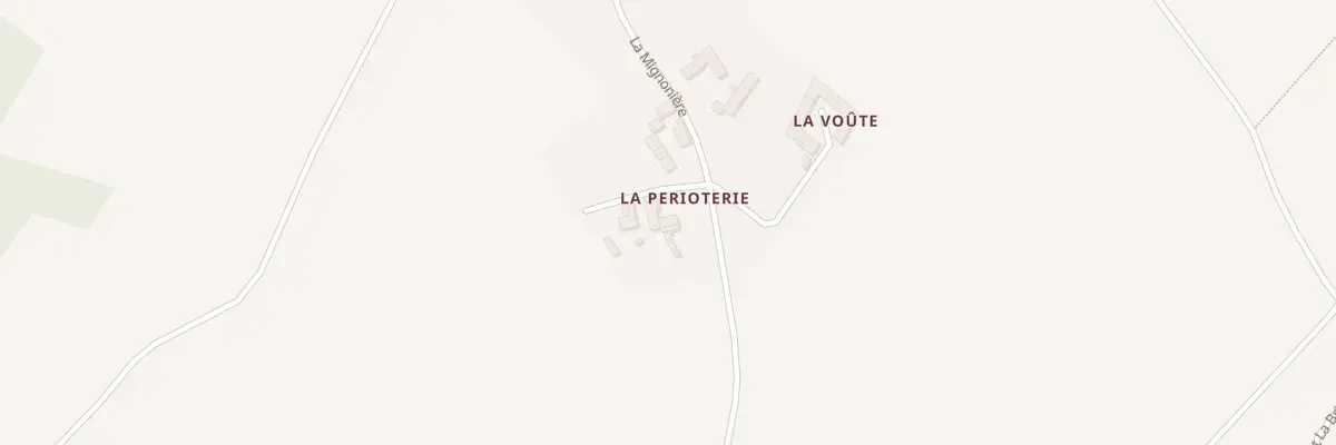 Plan du 5048 La Perioterie à Prinçay