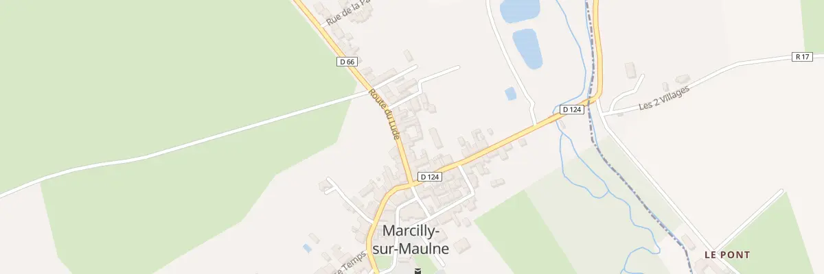 Plan du 7 Rte du Lude à Marcilly-sur-Maulne