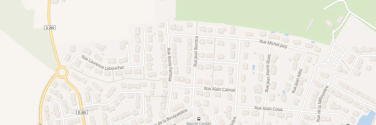 Plan du 8 Rue Jean Borotra à Sargé-lès-le-Mans