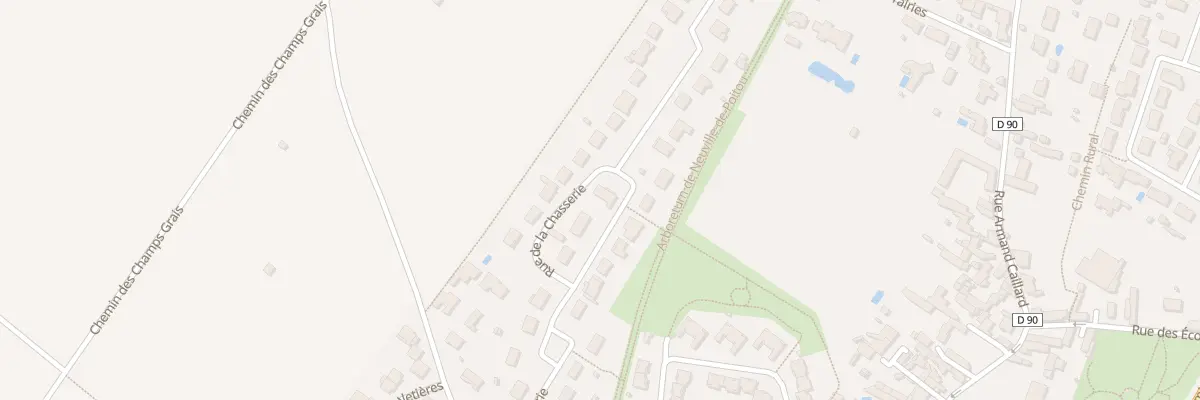 Plan du 16 Rue de la Chasserie à Neuville-de-Poitou