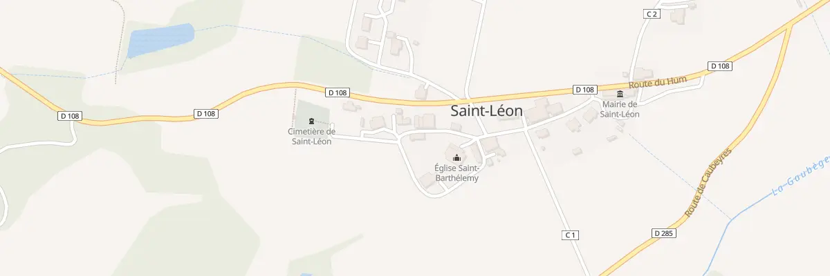 Plan du 3 Rue du Presbytère à Saint-Léon