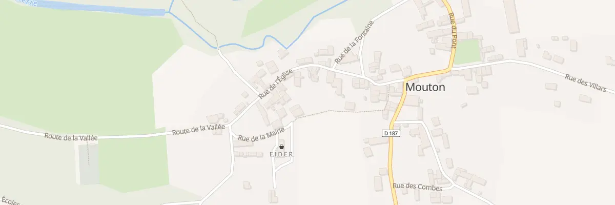 Plan du 6 Rue de l’Église à Mouton