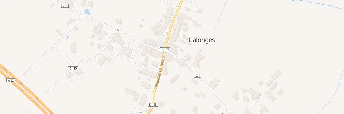 Plan du 52 Rte de Villeton à Calonges