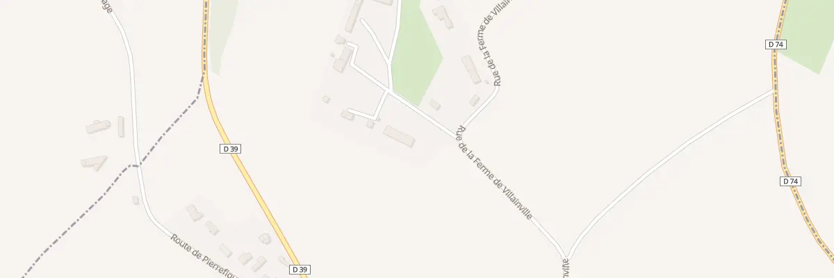 Plan du 523 Rue de la Ferme de Villainvill à Villainville