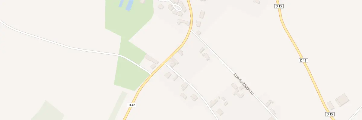 Plan du 11 Rue d’Abain à Thurageau