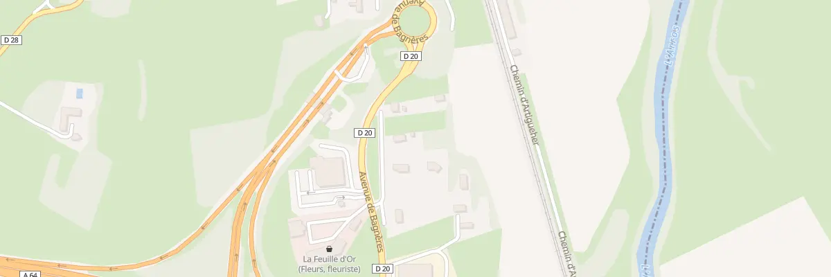 Plan du 23 Av de Bagnères à Tournay