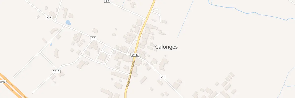 Plan du 34 Le Bourg à Calonges