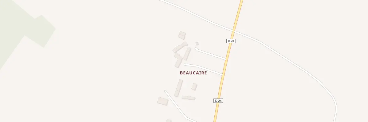 Plan du 3 Beaucaire à Ceaux-en-Loudun