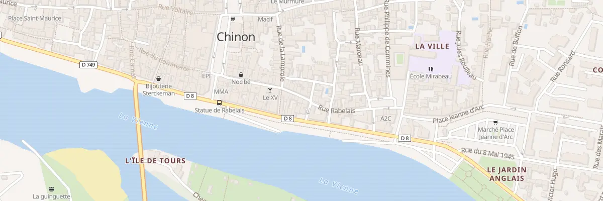 Plan du 31 Rue Rabelais à Chinon