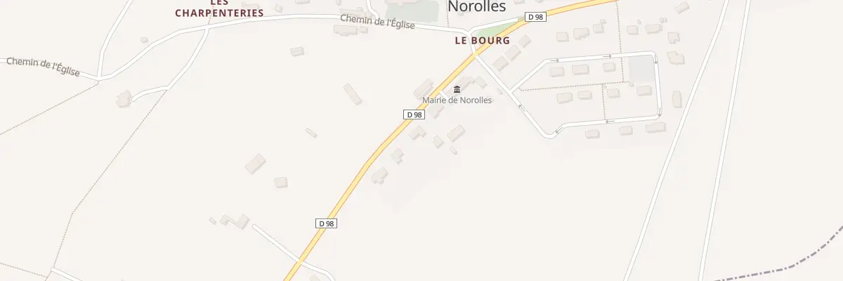 Plan du 106 Le Bourg à Norolles