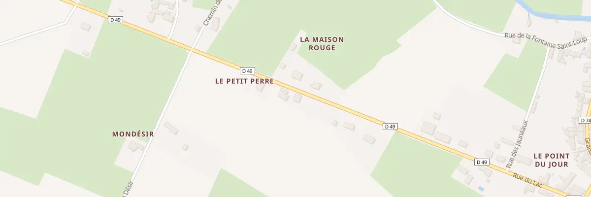Plan du 25 Rue du Lac à Rillé