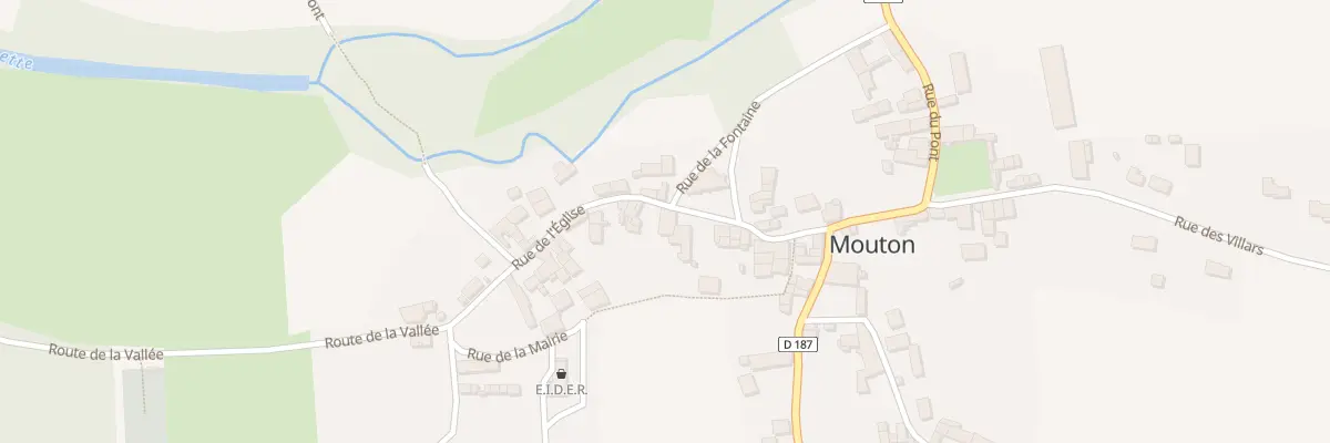 Plan du 8 Rue de l’Église à Mouton