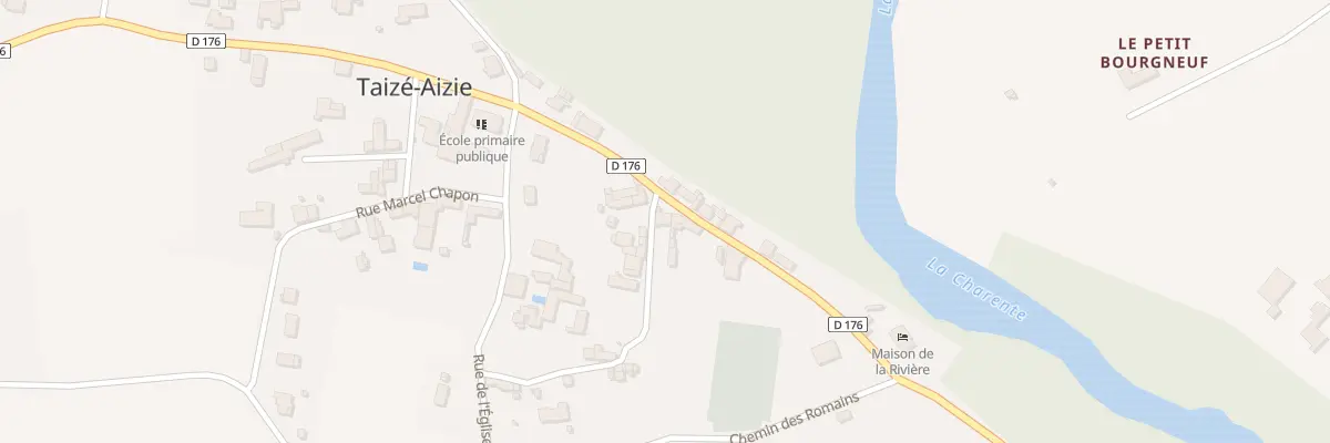 Plan du 1 Rue de l’Abbe Tougeron à Taizé-Aizie