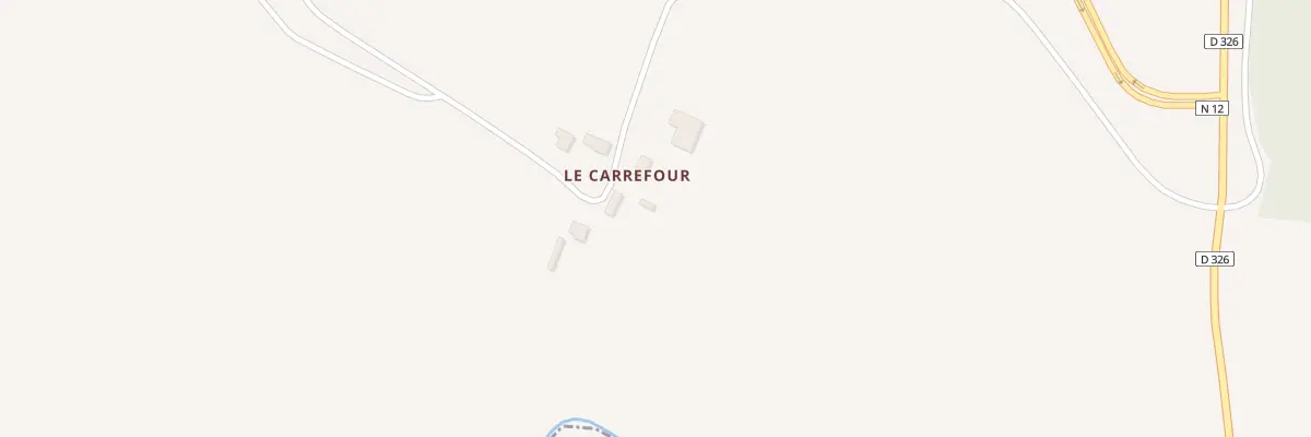 Plan du 16 Le Carrefour au Ménil-Broût