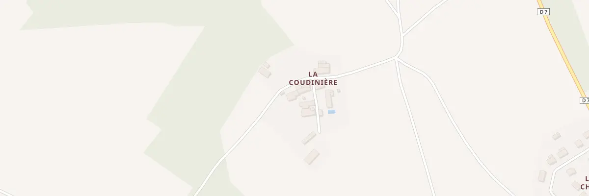Plan du 5337 La Coudiniere à Blanzay
