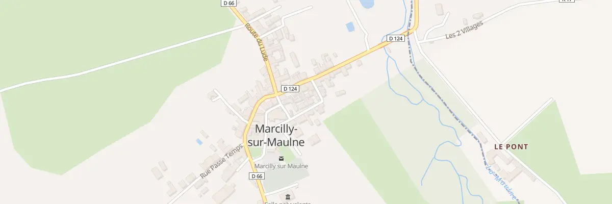 Plan du 6 Rue Saint-sébastien à Marcilly-sur-Maulne