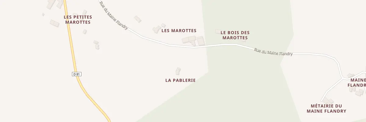 Plan du 5255 La Pablerie à Magnac-lès-Gardes