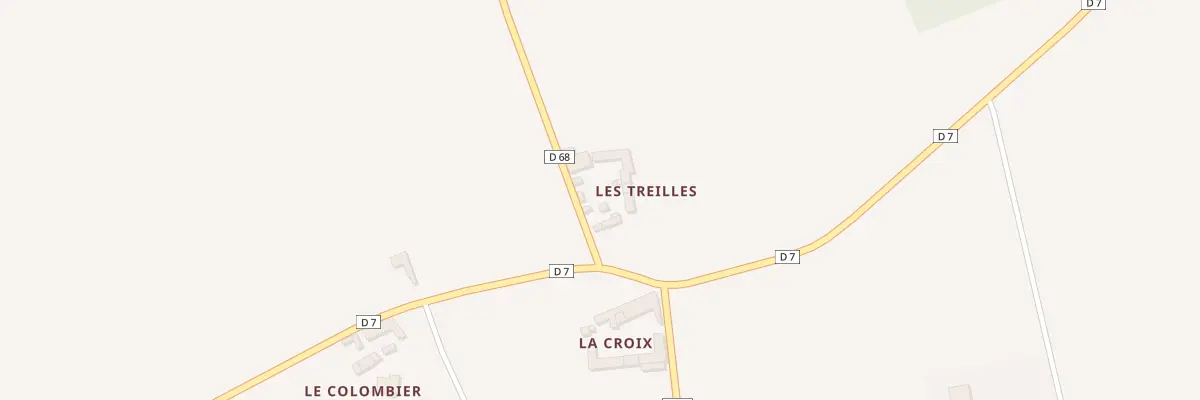 Plan du 3 Les Treilles à Saires