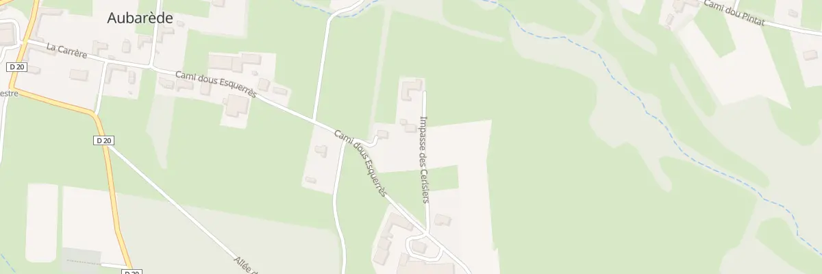 Plan du 5 Imp des Cerisiers à Aubarède