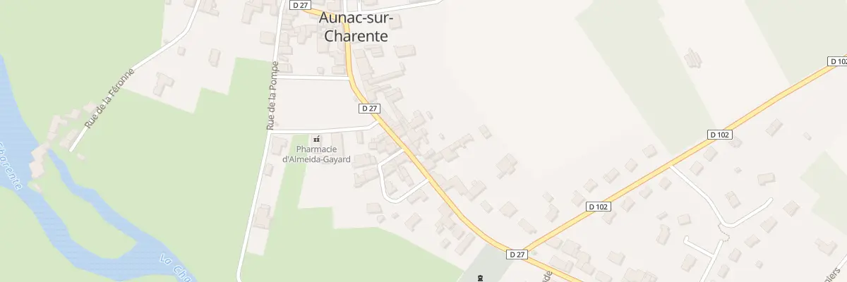 Plan du 45 Rue de la Charente à Aunac-sur-Charente